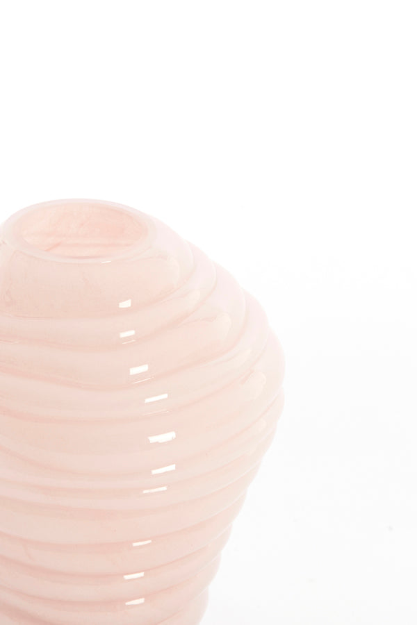Light & Living Accessories Vase 13x18 cm FENLOR glass light pink House of Isabella UK