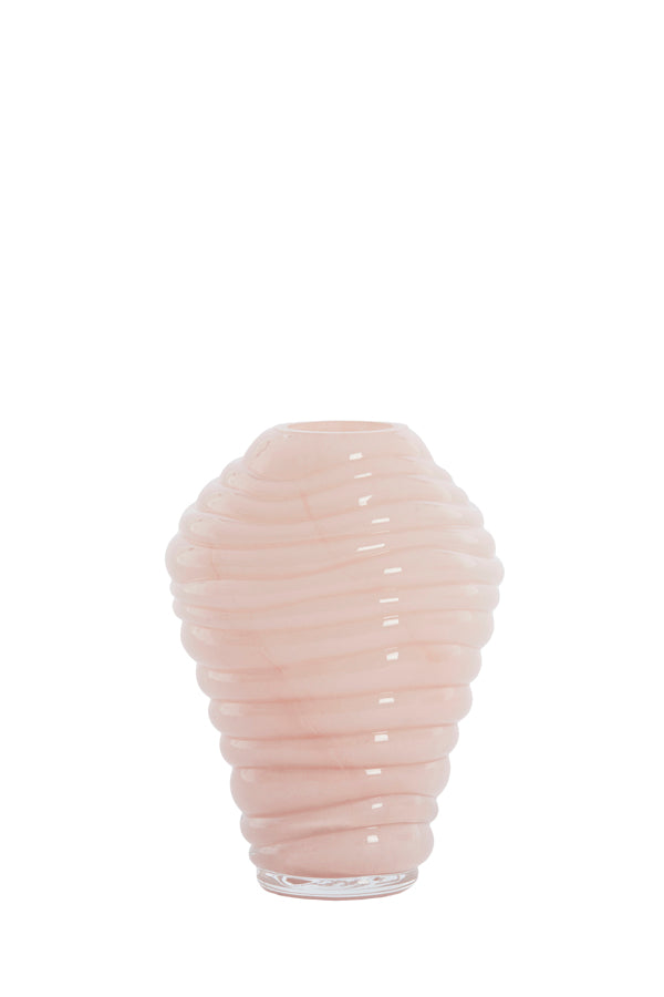 Light & Living Accessories Vase 13x18 cm FENLOR glass light pink House of Isabella UK