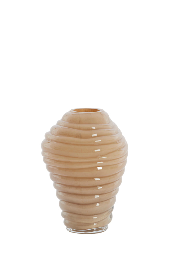 Light & Living Accessories Vase 13x18 cm FENLOR glass sand House of Isabella UK