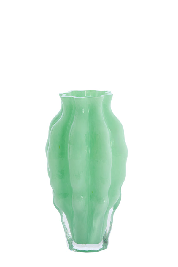 Light & Living Accessories Vase 13x24 cm MODANZA glass green House of Isabella UK