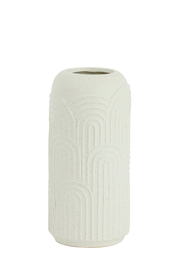 Light & Living Accessories Vase 13x27,5 cm DIEGO ceramics cream House of Isabella UK