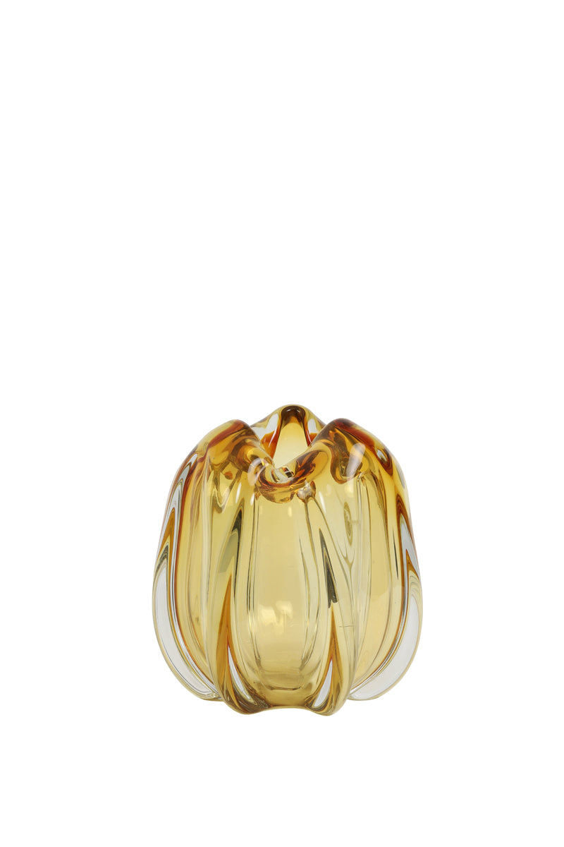 Light & Living Accessories Vase 14,5x16 cm MURELA glass amber House of Isabella UK