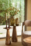 Light & Living Accessories Vase 14,5x25 cm JORIEN glass taupe+olive green House of Isabella UK