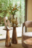Light & Living Accessories Vase 14,5x29,5 cm JORVEN glass taupe+olive green House of Isabella UK