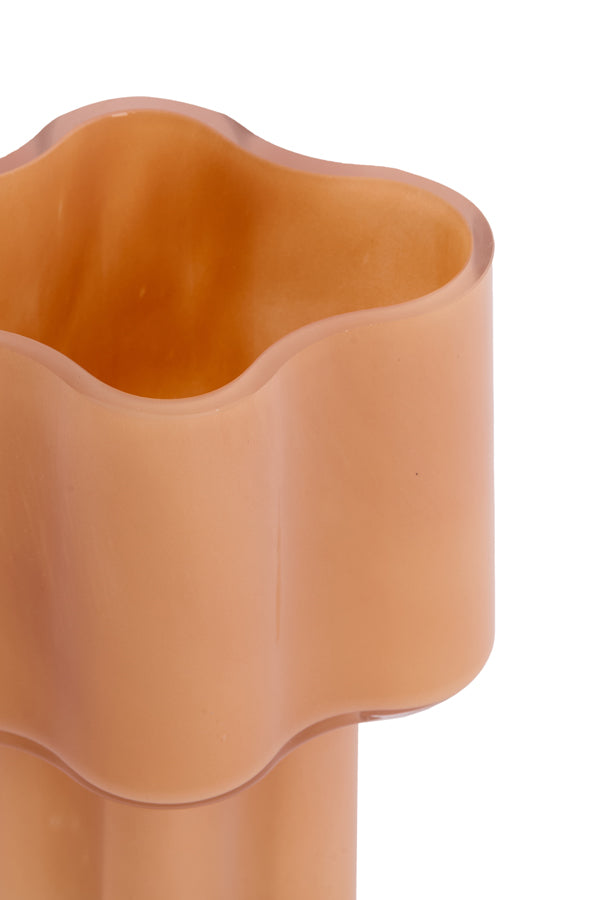 Light & Living Accessories Vase 15,5x20 cm MONELLS glass caramel House of Isabella UK