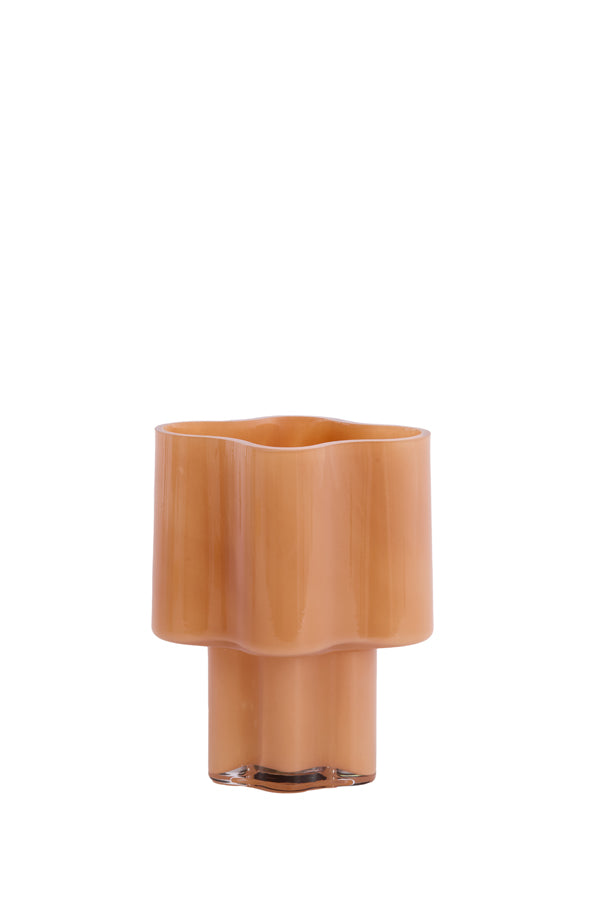 Light & Living Accessories Vase 15,5x20 cm MONELLS glass caramel House of Isabella UK
