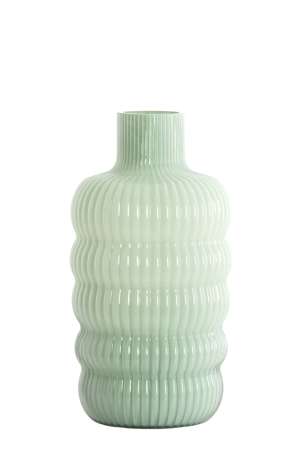 Light & Living Accessories Vase 15,5x30 cm LUNETTE glass mint House of Isabella UK