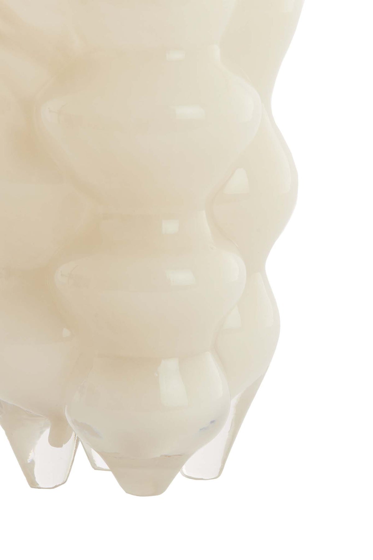 Light & Living Accessories Vase 15x24,5 cm CEREA glass milky cream House of Isabella UK