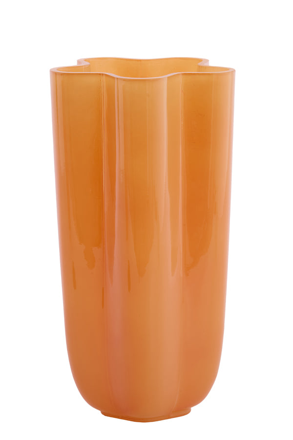 Light & Living Accessories Vase 15x30 cm BABIJN glass light orange House of Isabella UK