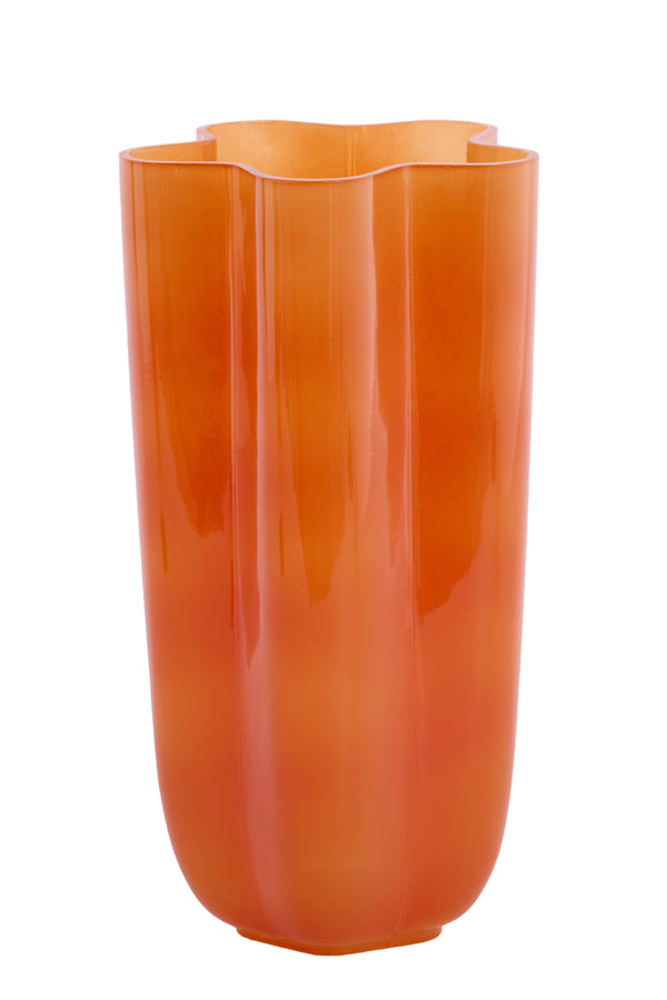 Light & Living Accessories Vase 15x30 cm BABIJN glass orange House of Isabella UK