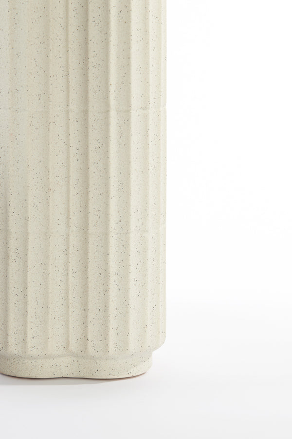 Light & Living Accessories Vase 15x35,5 cm CASTOR ceramics ecru House of Isabella UK