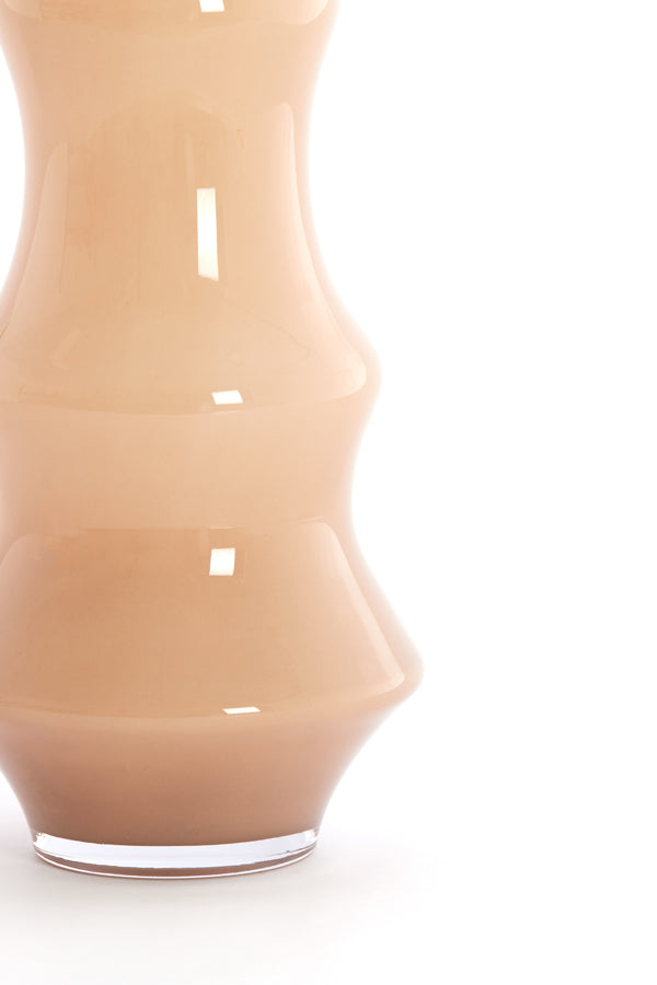 Light & Living Accessories Vase 15x40 cm FIORENZA glass caramel House of Isabella UK