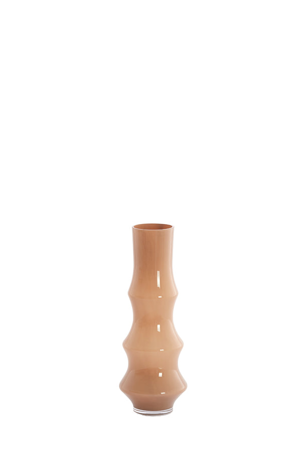 Light & Living Accessories Vase 15x40 cm FIORENZA glass caramel House of Isabella UK