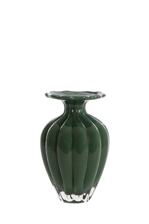 Light & Living Accessories Vase 16,5x24,5 cm ZOFIO dark green House of Isabella UK