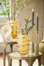 Light & Living Accessories Vase 16,5x25 cm ODATE glass matt ocher House of Isabella UK