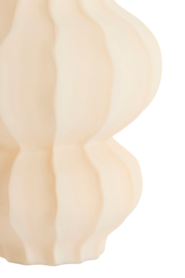 Light & Living Accessories Vase 16x18,5 cm MARANZA glass matt beige House of Isabella UK