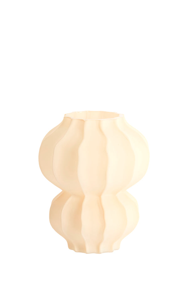 Light & Living Accessories Vase 16x18,5 cm MARANZA glass matt beige House of Isabella UK