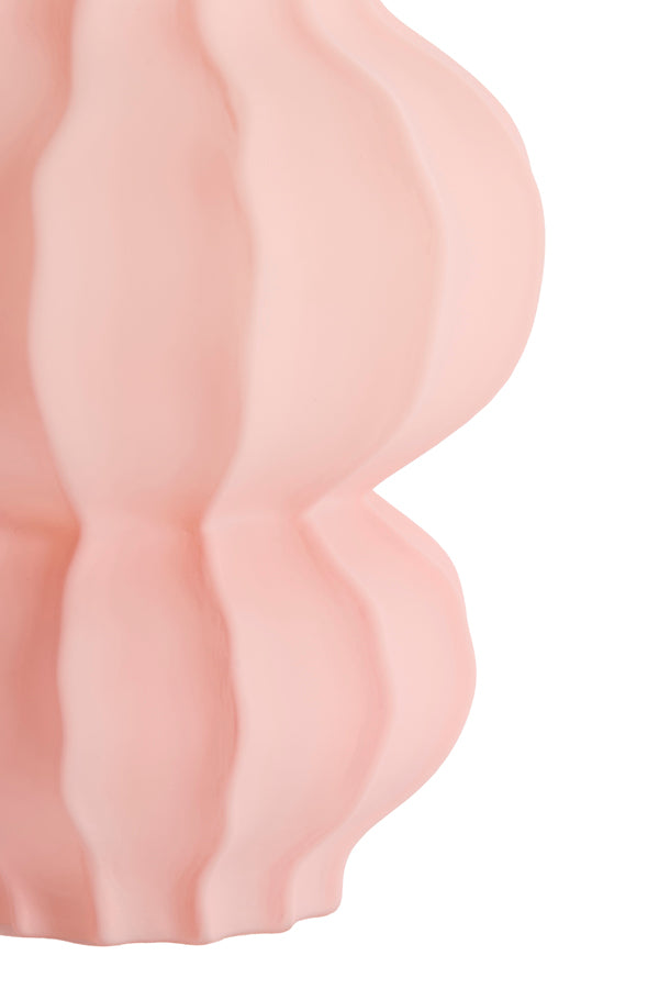 Light & Living Accessories Vase 16x18,5 cm MARANZA glass matt pink House of Isabella UK