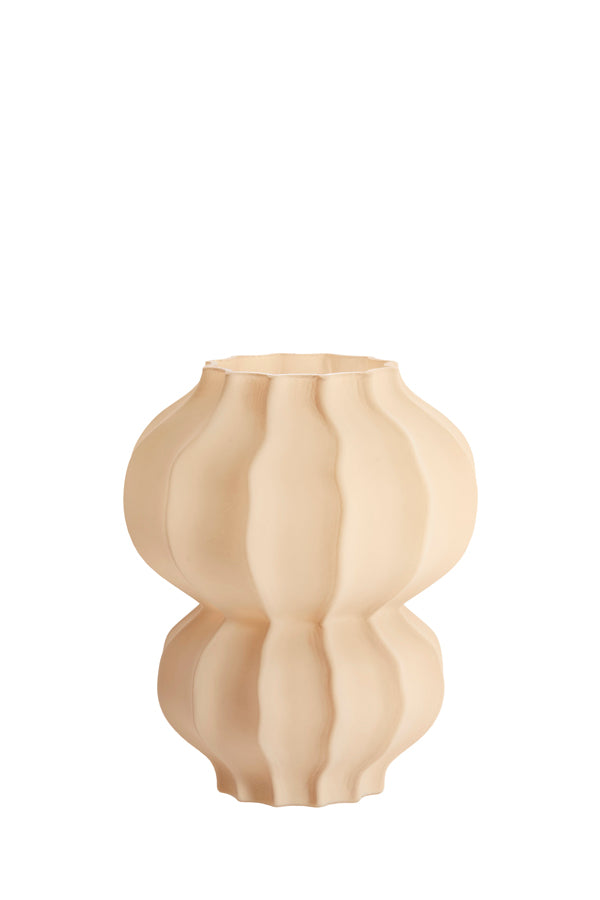 Light & Living Accessories Vase 16x18,5 cm MARANZA glass matt sand House of Isabella UK