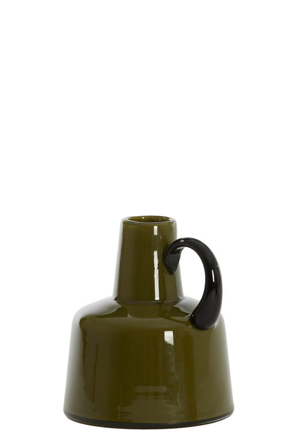 Light & Living Accessories Vase 16x18,5 cm VENETA glass milky green House of Isabella UK