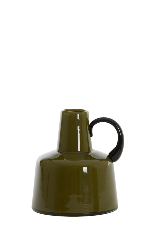 Light & Living Accessories Vase 16x18,5 cm VENETA glass milky green House of Isabella UK