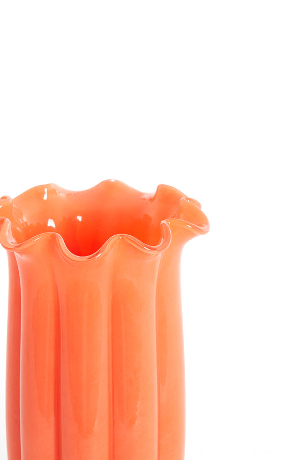 Light & Living Accessories Vase 16x27 cm SEDONA glass orange House of Isabella UK