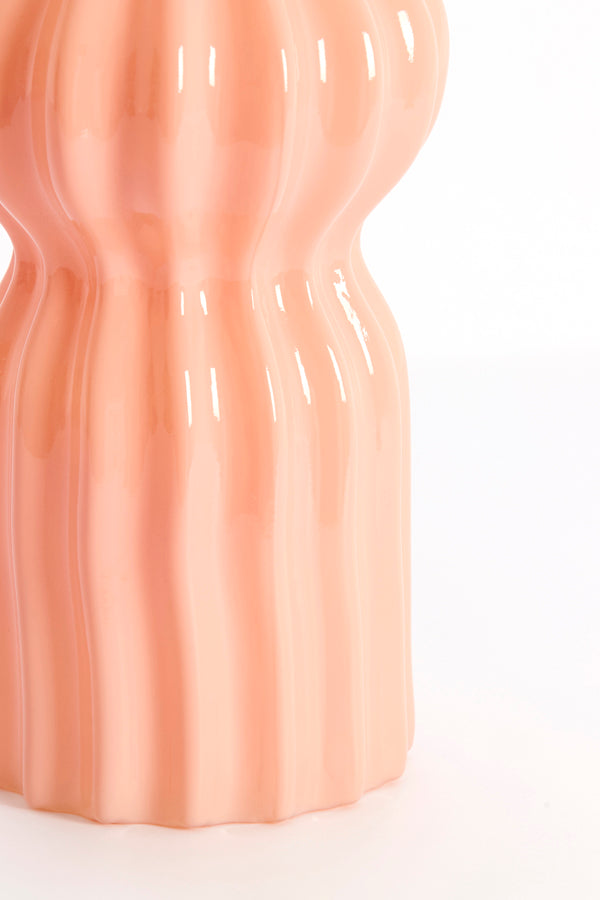 Light & Living Accessories Vase 16x33,5 cm TERENTO glass pink House of Isabella UK