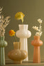 Light & Living Accessories Vase 16x35,5 cm KORTESU glass cream House of Isabella UK