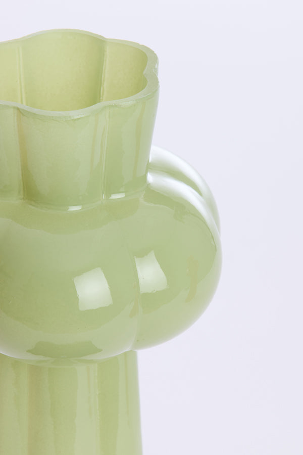 Light & Living Accessories Vase 16x35,5 cm KORTESU glass mint green House of Isabella UK
