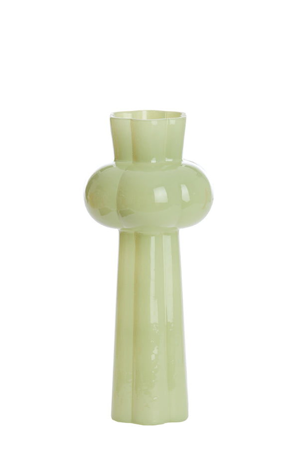 Light & Living Accessories Vase 16x35,5 cm KORTESU glass mint green House of Isabella UK