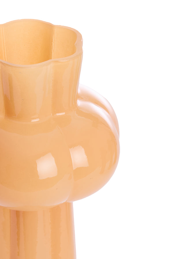 Light & Living Accessories Vase 16x35,5 cm KORTESU glass peach House of Isabella UK
