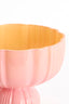 Light & Living Accessories Vase 17,5x15 cm MAZZIN glass pink+yellow House of Isabella UK