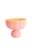 Light & Living Accessories Vase 17,5x15 cm MAZZIN glass pink+yellow House of Isabella UK