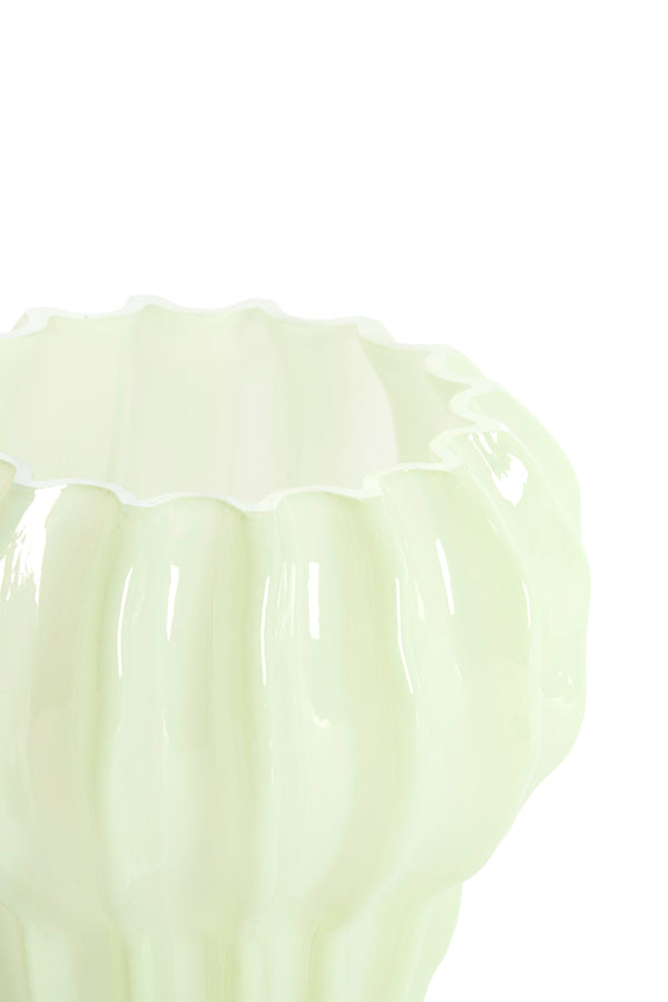 Light & Living Accessories Vase 17,5x16 cm RODENGO glass mint green House of Isabella UK
