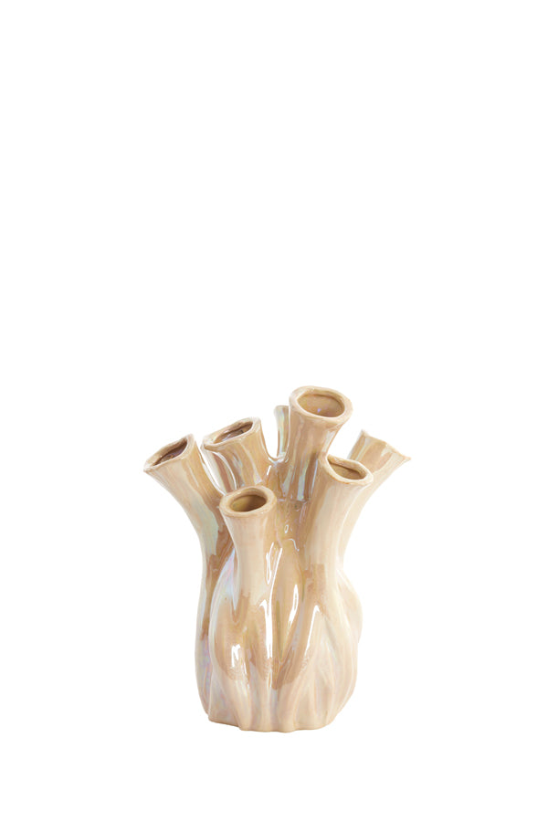 Light & Living Accessories Vase 17,5x20 cm LYSET ceramics sand House of Isabella UK