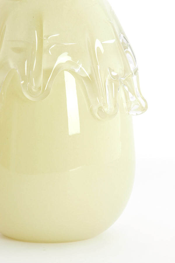 Light & Living Accessories Vase 17,5x23 cm LYSIRA glass light yellow House of Isabella UK