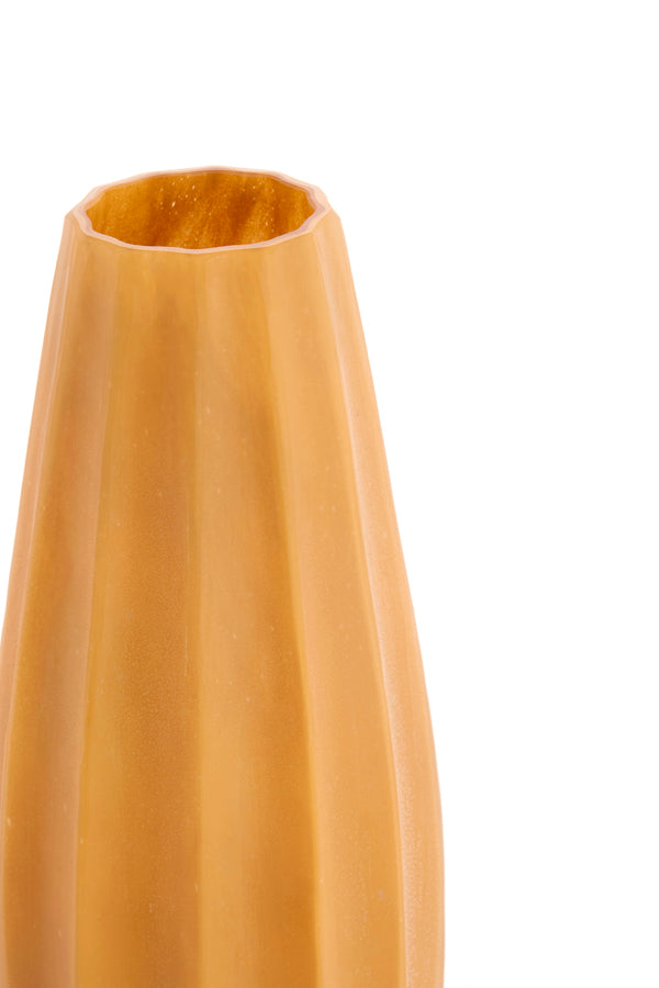 Light & Living Accessories Vase 17,5x44,5 cm BRADLEY glass caramel House of Isabella UK