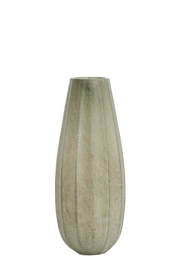 Light & Living Accessories Vase 17,5x44,5 cm BRADLEY glass grey-green House of Isabella UK