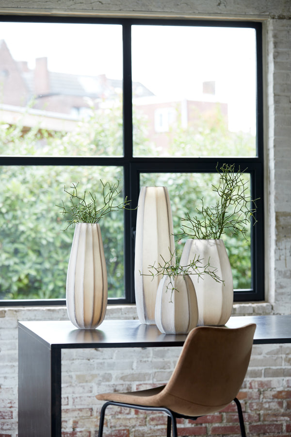 Light & Living Accessories Vase 17,5x44,5 cm BRADLEY glass light brown House of Isabella UK