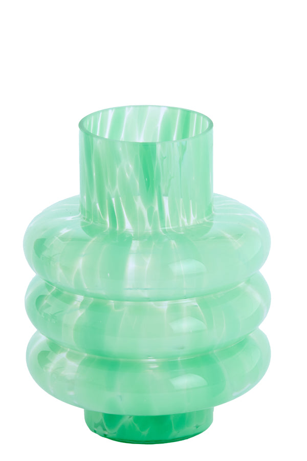 Light & Living Accessories Vase 17x22,5 cm CECCINA glass mint green House of Isabella UK