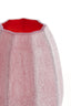 Light & Living Accessories Vase 17x23,5 cm BRADLEY glass burgundy House of Isabella UK