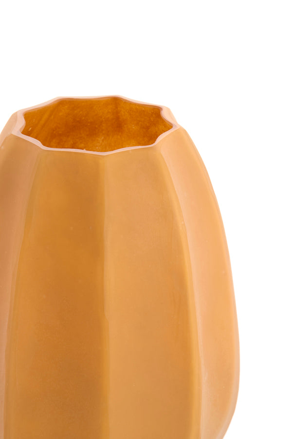 Light & Living Accessories Vase 17x23,5 cm BRADLEY glass caramel House of Isabella UK