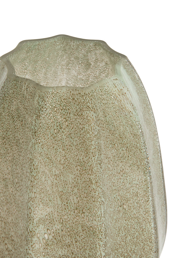 Light & Living Accessories Vase 17x23,5 cm BRADLEY glass grey-green House of Isabella UK