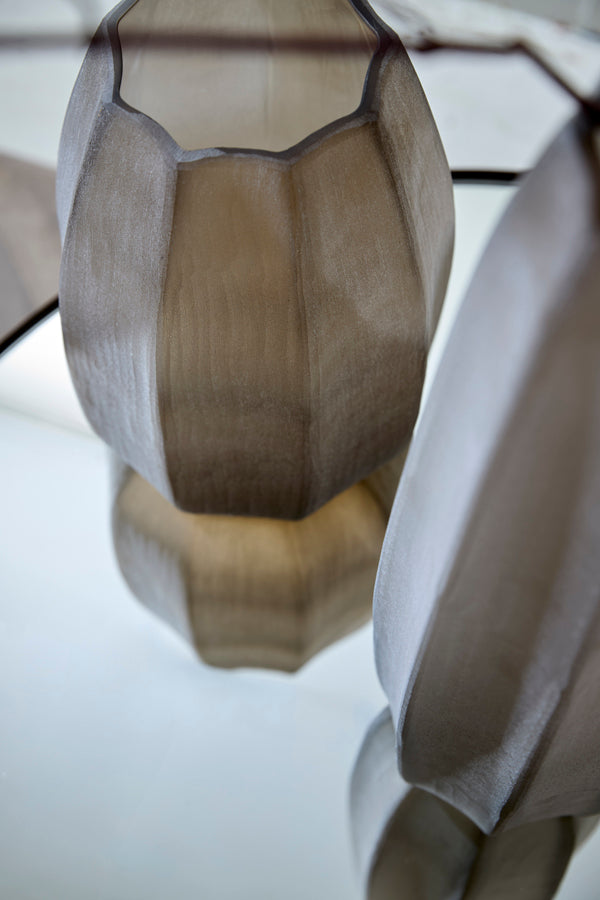 Light & Living Accessories Vase 17x23,5 cm BRADLEY glass light brown House of Isabella UK