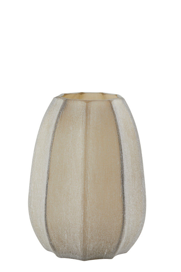Light & Living Accessories Vase 17x23,5 cm BRADLEY glass light brown House of Isabella UK