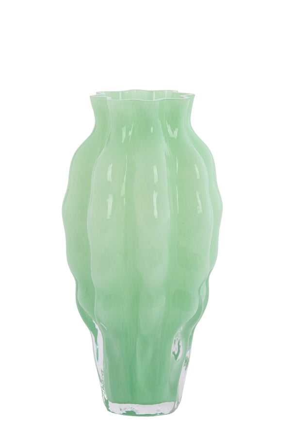 Light & Living Accessories Vase 17x30 cm MODANZA glass green House of Isabella UK