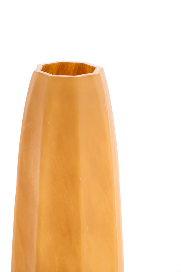 Light & Living Accessories Vase 17x60 cm BRADLEY glass caramel House of Isabella UK