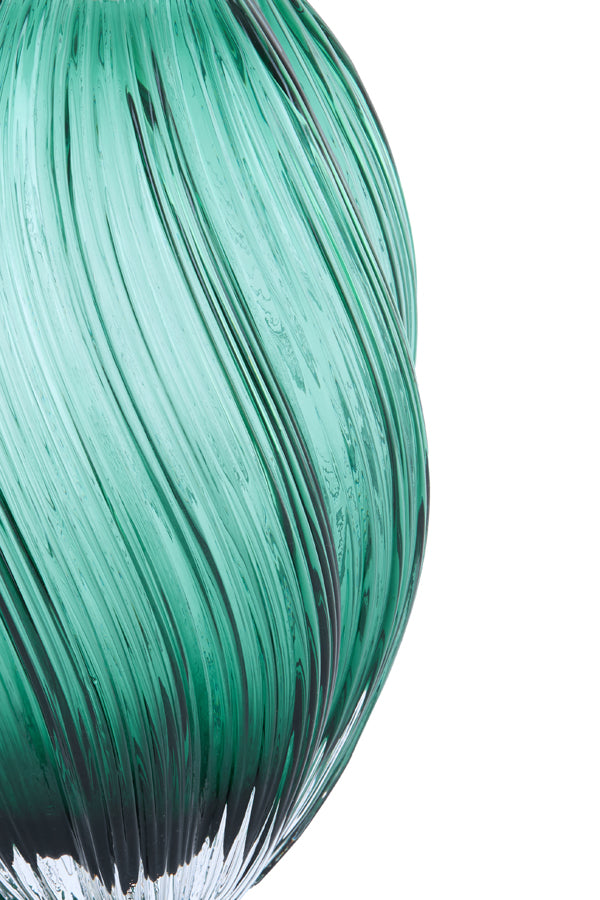 Light & Living Accessories Vase 18,5x27 cm ZENIA glass dark green House of Isabella UK