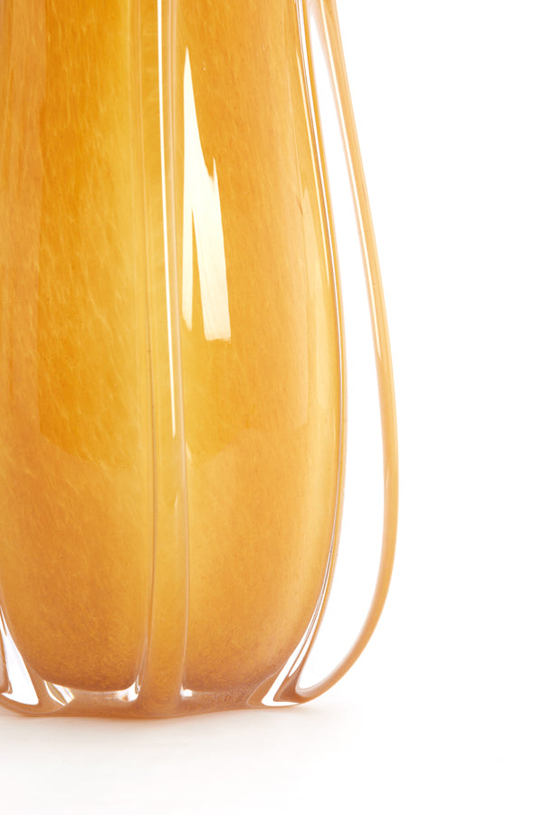 Light & Living Accessories Vase 18,5x39 cm EVINA glass caramel House of Isabella UK
