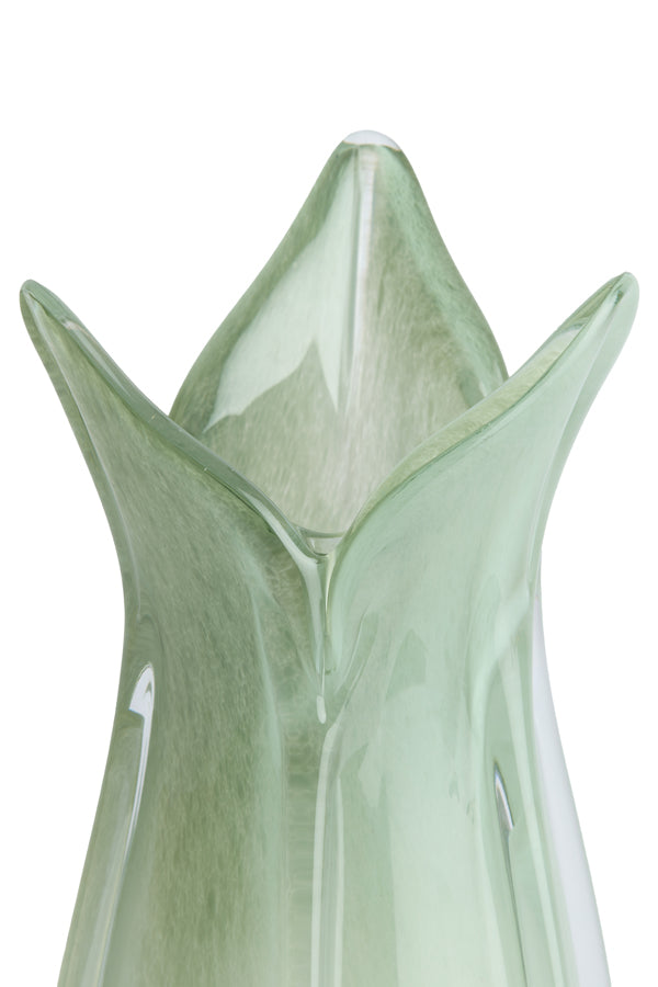 Light & Living Accessories Vase 18,5x39 cm EVINA glass mint green House of Isabella UK